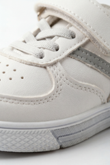 Boy's Sneakers Racing Stripes With Classic Perforated Toe For Extra Breathability Gripped Sole Shoes
