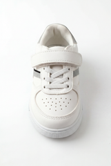 Boy's Sneakers Racing Stripes With Classic Perforated Toe For Extra Breathability Gripped Sole Shoes