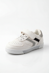 Boy's Sneakers Racing Stripes With Classic Perforated Toe For Extra Breathability Gripped Sole Shoes