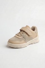 Boy's Tomato Store Strap Sneaker Easy Hook And Loop Closure Lace Detail Shoes