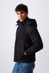 Men's Hooded Long Sleeve Basic Casual Waterproof Jacket