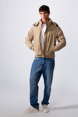 Men's Hooded Long Sleeve Basic Casual Waterproof Jacket