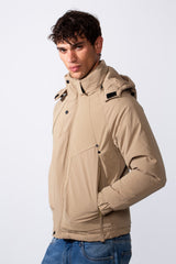 Men's Hooded Long Sleeve Basic Casual Waterproof Jacket