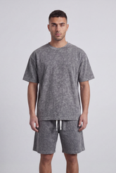 Men’s Tomato Store Matching Set Washed Mineral Finish Oversize Outfit