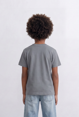 Boy's Tomato Store Minimal Badge T-Shirt Small Chest Label Detail Clean Front Design