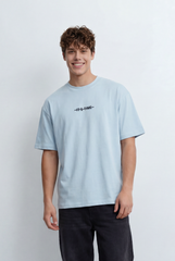 Men’s Tomato Store Oversized T-Shirt Featuring Small Front Typography Print