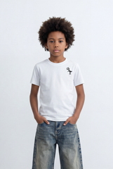 Boy's Tomato Store Basic Graphic T-Shirt Mini Dino Chest Print Slim Fit