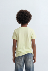 Boy's Tomato Store Basic Graphic T-Shirt Mini Dino Chest Print Slim Fit