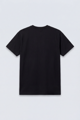 Men’s Ribbed Crew Neckline Tomato Store Signature Shoulder Patch Short Sleeves T-Shirt