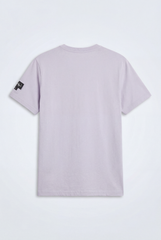 Men’s Ribbed Crew Neckline Tomato Store Signature Shoulder Patch Short Sleeves T-Shirt