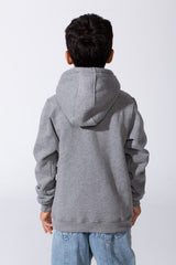 Boy's Tomato Slim Fit Milton Long Sleeves Hoodie Sweatshirt With Front Kangaroo Pocket