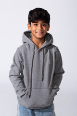 Boy's Tomato Slim Fit Milton Long Sleeves Hoodie Sweatshirt With Front Kangaroo Pocket