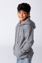 Boy's Tomato Slim Fit Milton Long Sleeves Hoodie Sweatshirt With Front Kangaroo Pocket