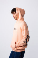 Men's Artistic Back Graphic Print Regular Fit Hood Sweatshirt