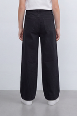 Girl's Tomato Store Stardust Pants Rhinestone Star Artwork Around The Front Pockets Washed Grain