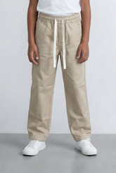 Boy's Tomato Store Drawstring Twill Elastic Waist Comfort Boyfriend Fit Pants