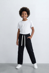 Boy's Tomato Store Drawstring Twill Elastic Waist Comfort Boyfriend Fit Pants