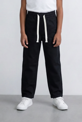 Boy's Tomato Store Drawstring Twill Elastic Waist Comfort Boyfriend Fit Pants
