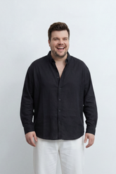 Men’s Tomato Store Big Size Button Down Basic Shirt Clean Tailored Shape Classic Collar Design