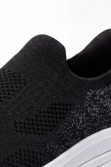 Men's Tomato Store Shadow Slip On Sneakers Sock Like Upper Covered In Perforated Grid Texture Smooth Toe Guard Speckled Heel Effect Pull Tab Detail Duck Shoes