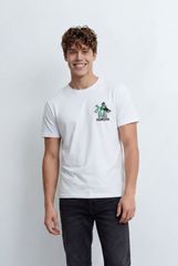 Men’s Tomato Store Graphic T-Shirt Slim Fit Large Back Artwork Print