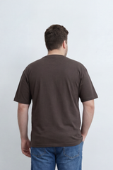 Men’s Tomato Store Private Code T-Shirt Front Privacy Statement Print Cracked Letter Effect Clean Plain Surface Big Size