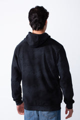 Men's Long sleeve Zip-Up Tie Dye Pattern Slim Fit Hooded Sweatshirt