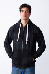 Men's Long sleeve Zip-Up Tie Dye Pattern Slim Fit Hooded Sweatshirt