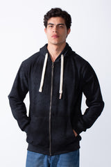 Men's Long sleeve Zip-Up Tie Dye Pattern Slim Fit Hooded Sweatshirt