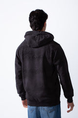 Men's Long sleeve Zip-Up Tie Dye Pattern Slim Fit Hooded Sweatshirt