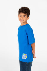 Boy's Basic Oversized Half Sleeves T-Shirt