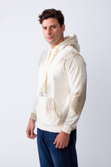 Men's Long Sleeves With Washed Pattern Comfortable Casual Slim Fit Hooded Sweatshirt