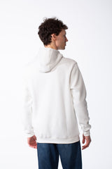 Men's Puff-Print Graphic Cross Over Hood Kangaroo Pocket Comfort With Clear Artistic Statement Slim Fit Sweatshirt