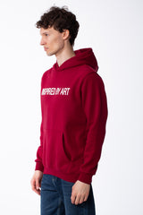 Men's Puff-Print Graphic Cross Over Hood Kangaroo Pocket Comfort With Clear Artistic Statement Slim Fit Sweatshirt