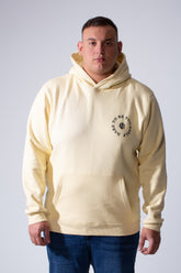 Men's Kangaroo Pocket Long Sleeve With Pack Text Print Practical Melton Fabric Hooded Big Size Sweatshirt