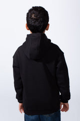 Boy’s Oversize Melton Casual Kangaroo Pocket Hooded Sweatshirt