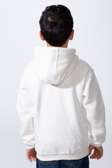 Boy’s Oversize Melton Casual Kangaroo Pocket Hooded Sweatshirt