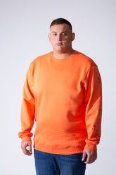 Men's Long Sleeve Round Neckline Versatile Melton Basic For Everyday Wear Big Size Sweatshirt
