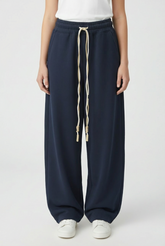 بنطال رياضي ميلتون سادة كبير الحجم للبنات مع جيوب