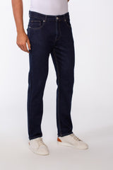 Men's Vintage Effect Straight Essential Jeans Pants