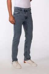 Men's Vintage Effect Straight Essential Jeans Pants