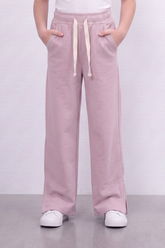 Girl's Tomato Store Pants Elastic Drawstring Waist Side Pocket Detail