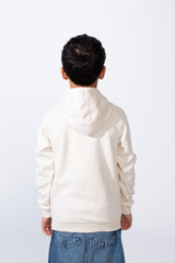 Boy’s Abstract Scribble Print Long Sleeves Slim Fit Hood Sweatshirt