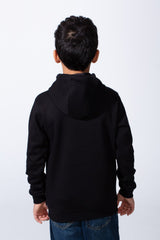 Boy’s Slim Fit Modern Comfort For Everyday Wear Front Print Hood Sweatshirt