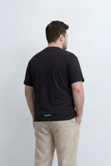 Men’s Tomato Store Big Size Crew Neck T-Shirt Featuring Distinctive V Seam Detail Across The Chest