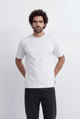 Men’s Tomato Store Layered V Neck T-Shirt Double Seam Front Yoke Detail Clean Minimal Relaxed Fit