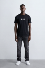 Men’s Tomato Store Embossed Logo Tee Tonal Front Detail Subtle Raised Text