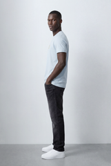 Men’s Tomato Store Embossed Logo Tee Tonal Front Detail Subtle Raised Text