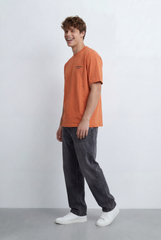 Men’s Tomato Store Makes Statement Bold Back Graphic Oversize T-Shirt