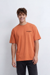 Men’s Tomato Store Makes Statement Bold Back Graphic Oversize T-Shirt